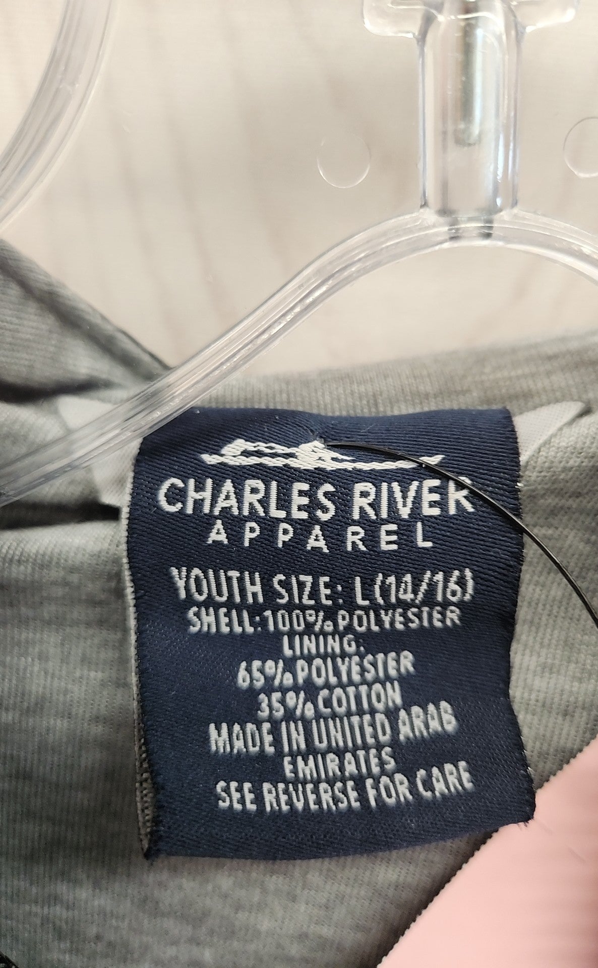 Charles River Boy's Size 14/16 Black Jacket