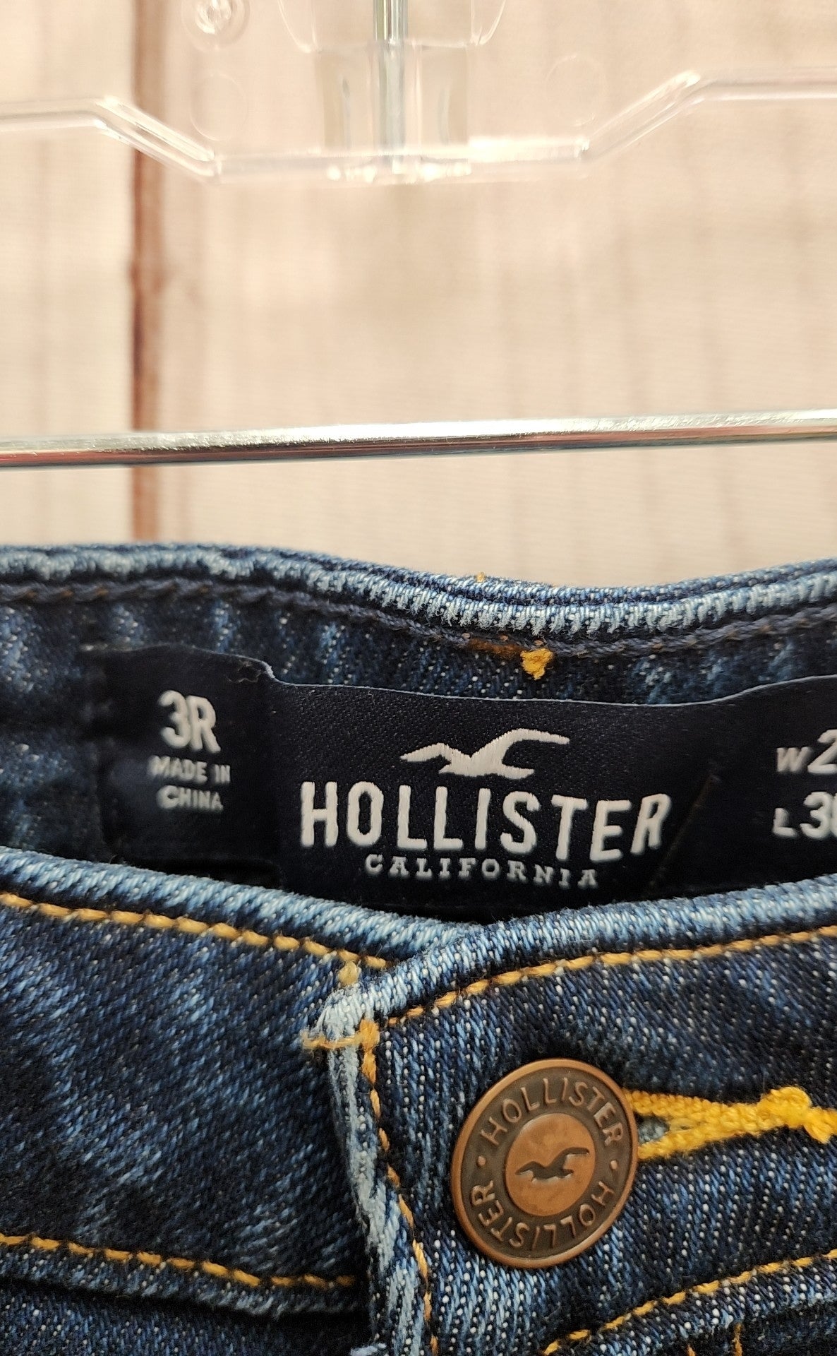 Hollister Women's Size 27 (3-4) Blue Jeans