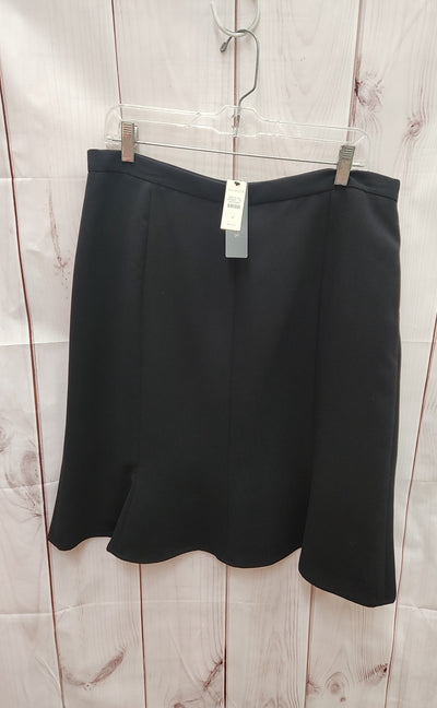 Talbots Women's Size 14 Black Skirt NWT