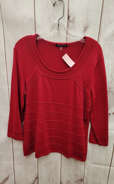Cable & Gauge Women's Size XL Red Sweater
