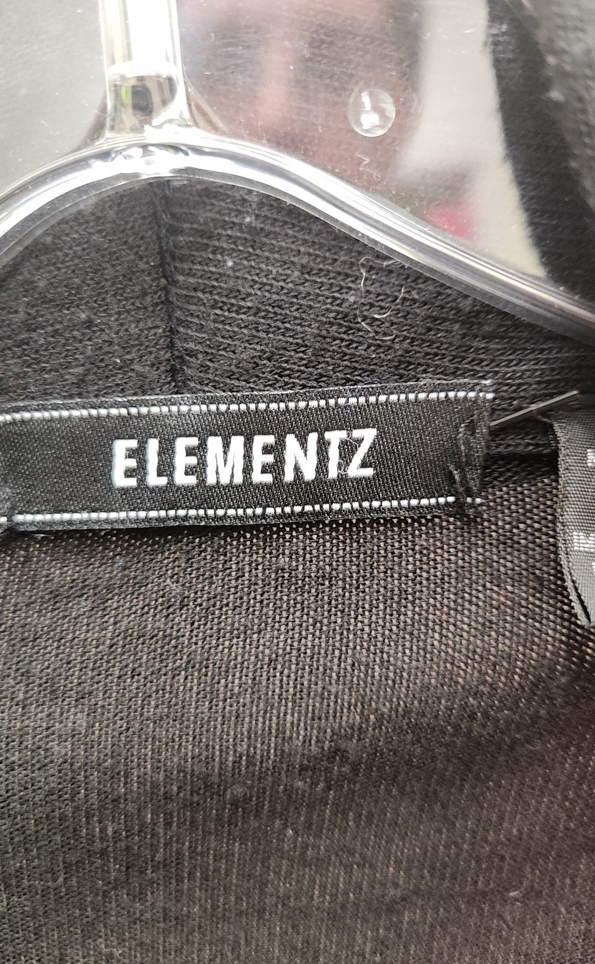 Elementz Women's Size L Black Cardigan
