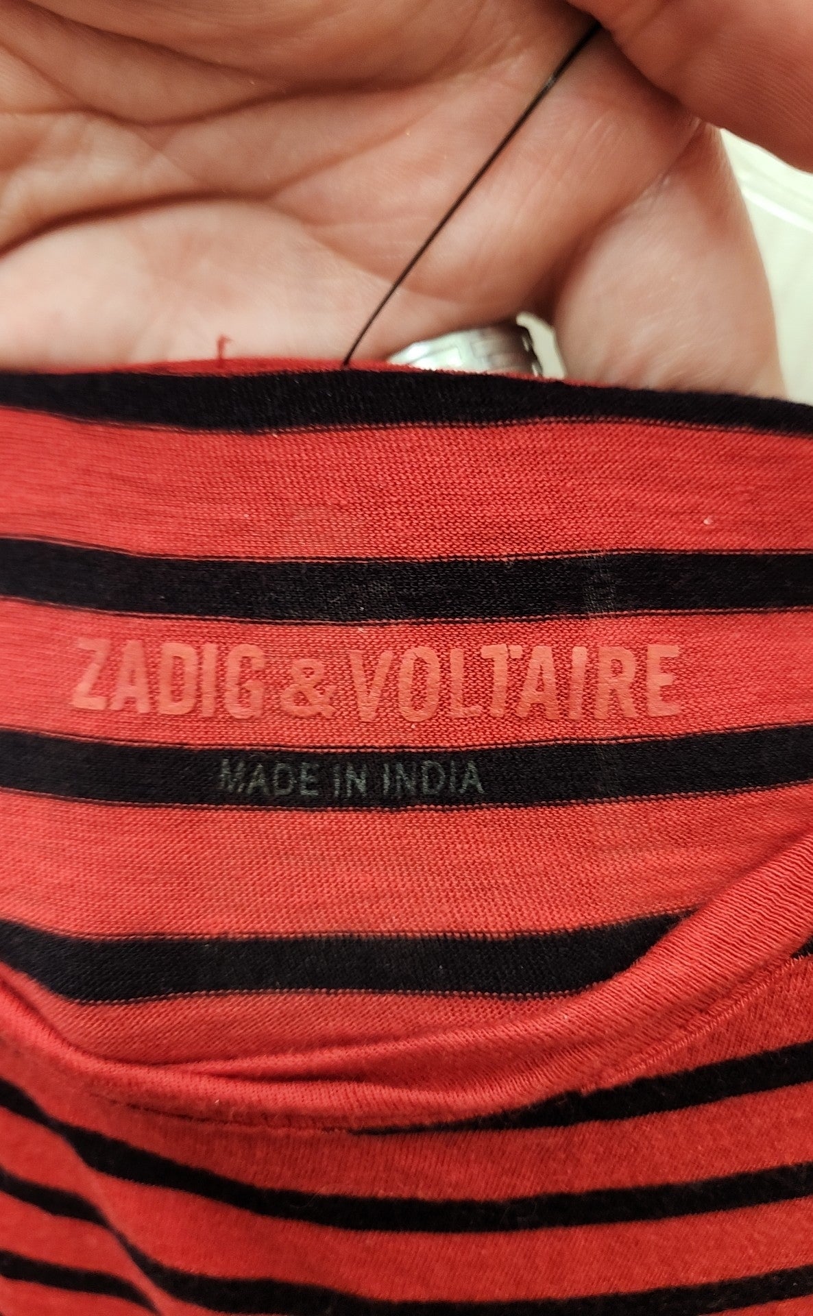 Zadig & Voltarre Women's Size M Red Long Sleeve Top