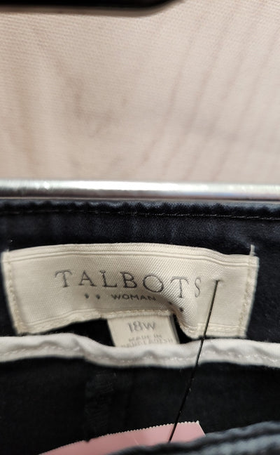 Talbots Women's Size 18W Black Pants