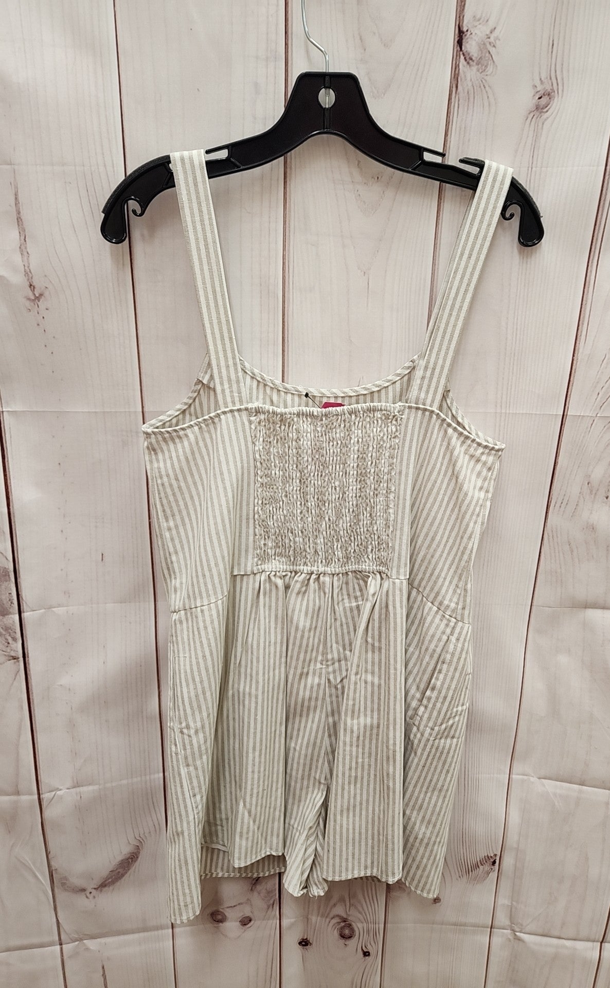By Together Women's Size M Beige Overalls NWT